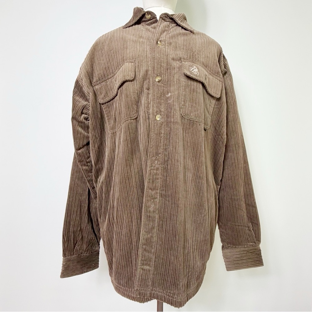 Legendary Whitetails Brown Corduroy Fleece lined Outdoor Jacket men’s XLT